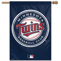 Wholesale-Minnesota Twins Primary logo Vertical Flag 28" x 40"