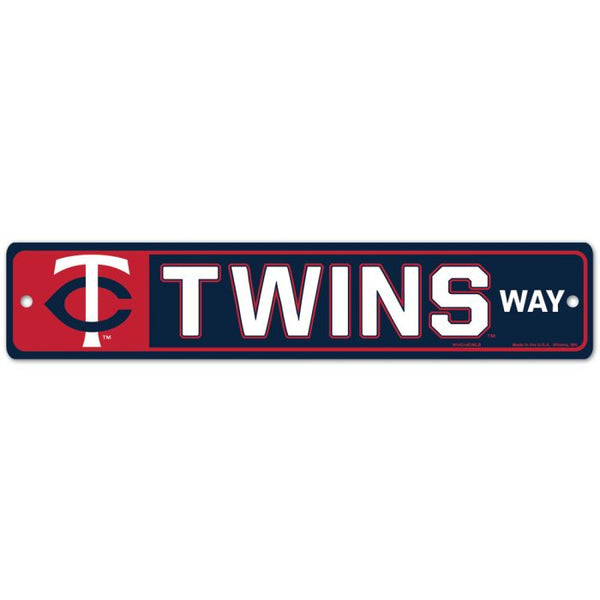 Wholesale-Minnesota Twins Street / Zone Sign 3.75" x 19"