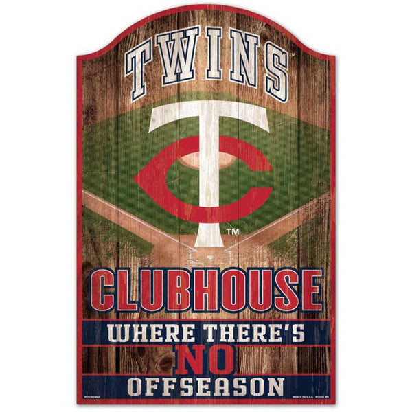 Wholesale-Minnesota Twins Wood Sign 11" x 17" 1/4" thick