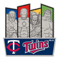Wholesale-Minnesota Twins (c) 2021 MARVEL Collector Pin Jewelry Card