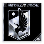 Wholesale-Minnesota United FC Decal Metallic 6" x 6"