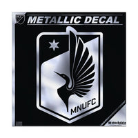 Wholesale-Minnesota United FC Decal Metallic 6" x 6"