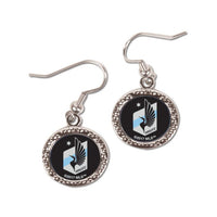 Wholesale-Minnesota United FC Earrings Jewelry Carded Round