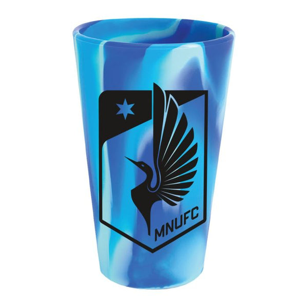 Wholesale-Minnesota United FC Fashion 16 oz Silicone Pint Glass