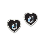 Wholesale-Minnesota United FC HEART POST Earrings w/3D Heart