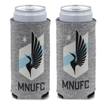 Wholesale-Minnesota United FC Heathered 12 oz Slim Can Cooler