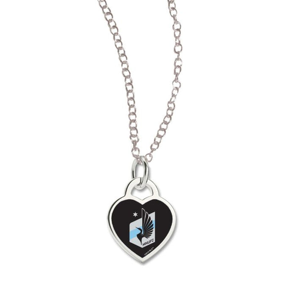 Wholesale-Minnesota United FC Necklace w/3D Heart