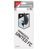 Wholesale-Minnesota United FC Perfect Cut Decal Set of two 4"x4"