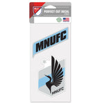 Wholesale-Minnesota United FC SLOGAN Perfect Cut Decal Set of two 4"x4"