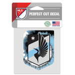 Wholesale-Minnesota United FC TIE DYE Perfect Cut Color Decal 4" x 4"