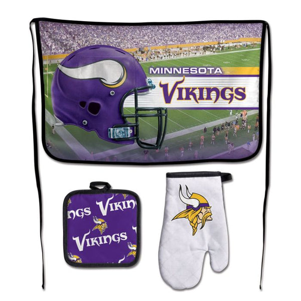 Wholesale-Minnesota Vikings Barbeque Tailgate Set-Premium