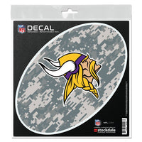 Wholesale-Minnesota Vikings CAMO All Surface Decal 6" x 6"