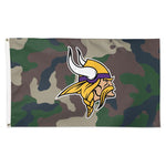 Wholesale-Minnesota Vikings CAMO Flag - Deluxe 3' X 5'