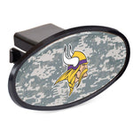 Wholesale-Minnesota Vikings CAMO Oval 2" Hitch Receiver