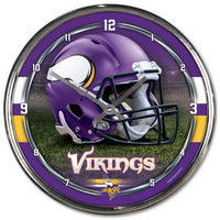 Wholesale-Minnesota Vikings Chrome Clock