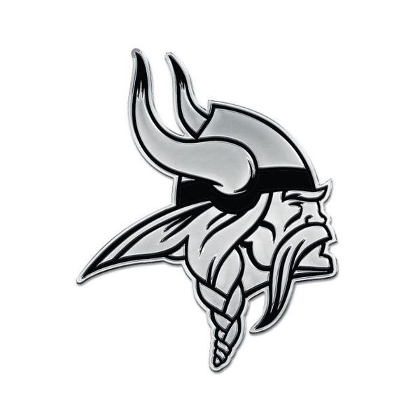 Wholesale-Minnesota Vikings Chrome Free Form Auto Emblem