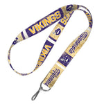 Wholesale-Minnesota Vikings / Classic Logo Retro Lanyard 1"