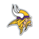 Wholesale-Minnesota Vikings Colored Chrome Free Form Auto Emblem