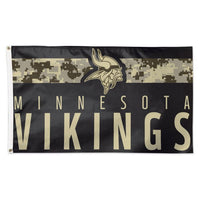 Wholesale-Minnesota Vikings Digi Camo Flag - Deluxe 3' X 5'