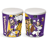 Wholesale-Minnesota Vikings / Disney Mickey Mouse Gift Tin tapered 3 gallon