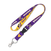 Wholesale-Minnesota Vikings / Disney Mickey Mouse Lanyard w/detachable buckle 1"