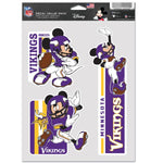 Wholesale-Minnesota Vikings / Disney Mickey Mouse Multi Use 3 Fan Pack