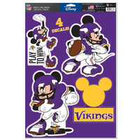 Wholesale-Minnesota Vikings / Disney Mickey Mouse Multi-Use Decal 11" x 17"
