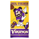 Wholesale-Minnesota Vikings / Disney Mickey Mouse Spectra Beach Towel 30" x 60"