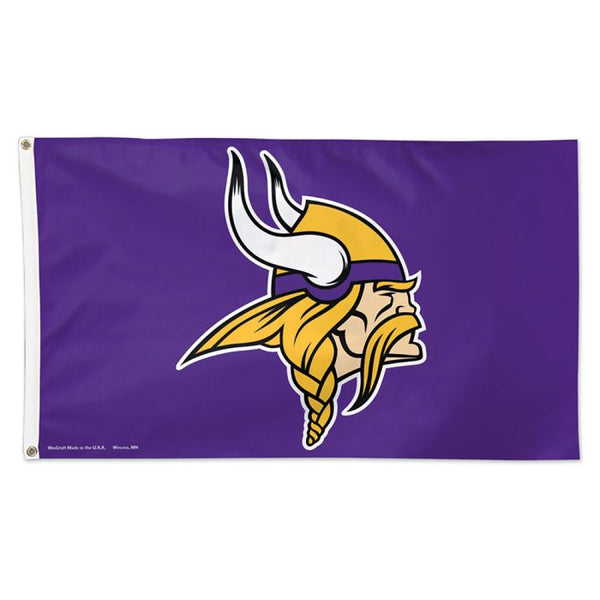 Wholesale-Minnesota Vikings Flag - Deluxe 3' X 5'