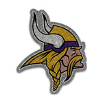 Wholesale-Minnesota Vikings GLITTER LOGO Acrylic Auto Emblem