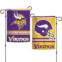 Wholesale-Minnesota Vikings Garden Flags 2 sided 12.5" x 18"