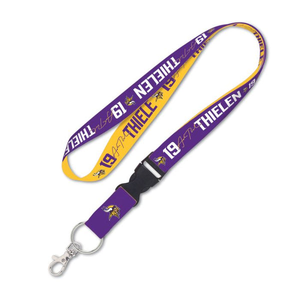 Wholesale-Minnesota Vikings Lanyard w/detachable buckle 1" Adam Thielen