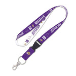 Wholesale-Minnesota Vikings Lanyard w/detachable buckle 1" Justin Jefferson