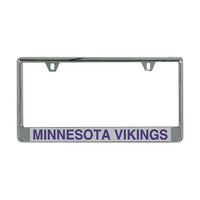 Wholesale-Minnesota Vikings Lic Plate Frame B/O Printed