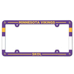 Wholesale-Minnesota Vikings Lic Plate Frame Full Color