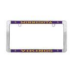 Wholesale-Minnesota Vikings Lic Plt Frame Metal Thin Rim Value