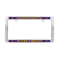 Wholesale-Minnesota Vikings Lic Plt Frame Metal Thin Rim Value