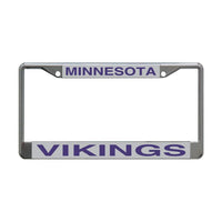 Wholesale-Minnesota Vikings Lic Plt Frame S/L Printed