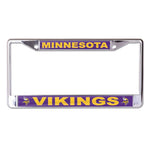 Wholesale-Minnesota Vikings Lic Plt Frame S/L Printed