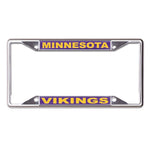 Wholesale-Minnesota Vikings Lic Plt Frame S/S Printed