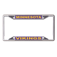 Wholesale-Minnesota Vikings Lic Plt Frame S/S Printed