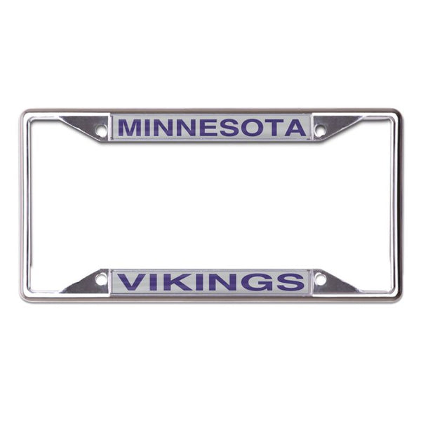 Wholesale-Minnesota Vikings Lic Plt Frame S/S Printed