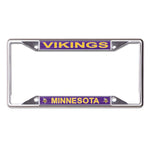 Wholesale-Minnesota Vikings Lic Plt Frame S/S Printed