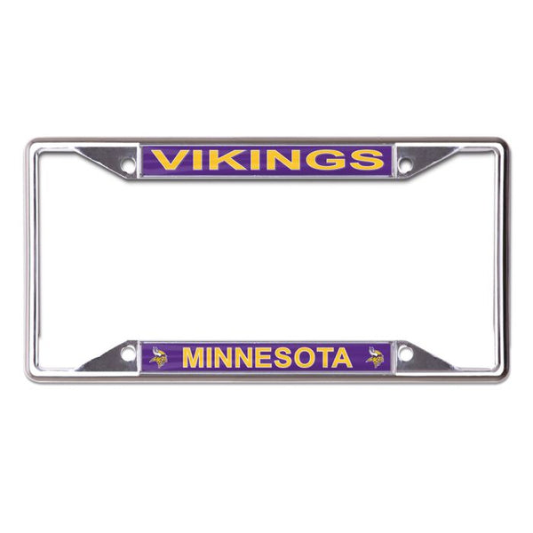 Wholesale-Minnesota Vikings Lic Plt Frame S/S Printed