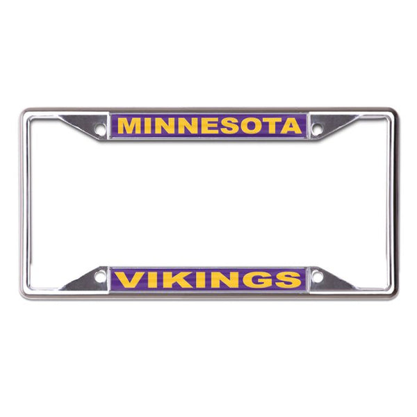 Wholesale-Minnesota Vikings Lic Plt Frame S/S Printed