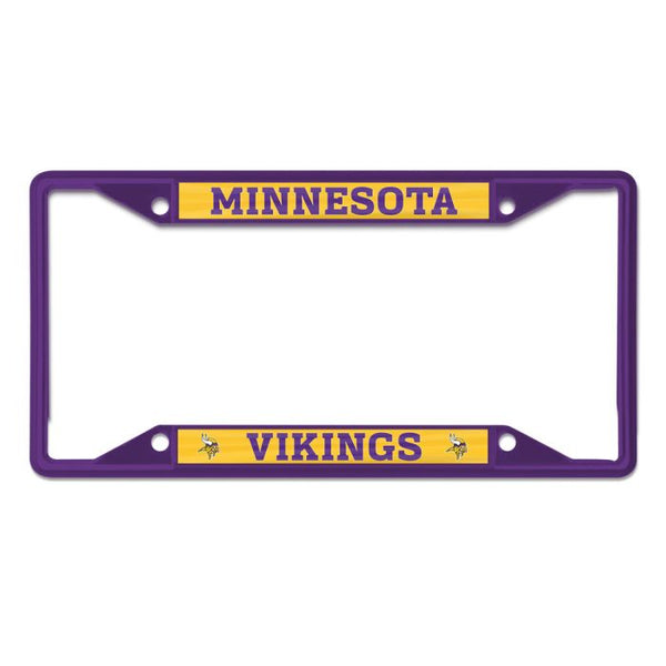 Wholesale-Minnesota Vikings Lic Plt Frame S/S