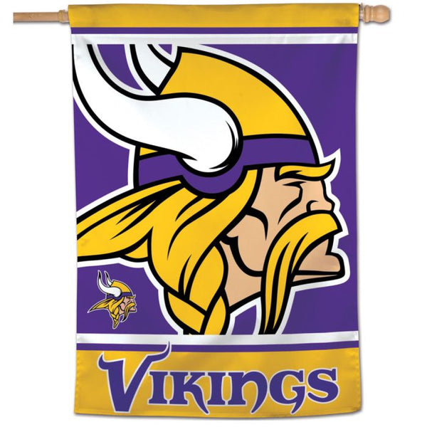 Wholesale-Minnesota Vikings MEGA LOGO Vertical Flag 28" x 40"