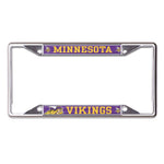 Wholesale-Minnesota Vikings MEGA Lic Plt Frame S/S Printed