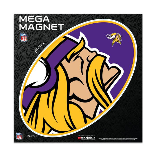 Wholesale-Minnesota Vikings MEGA Outdoor Magnets 6" x 6"