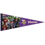 Wholesale-Minnesota Vikings / Marvel (C) 2021 Marvel Premium Pennant 12" x 30"